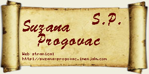 Suzana Progovac vizit kartica